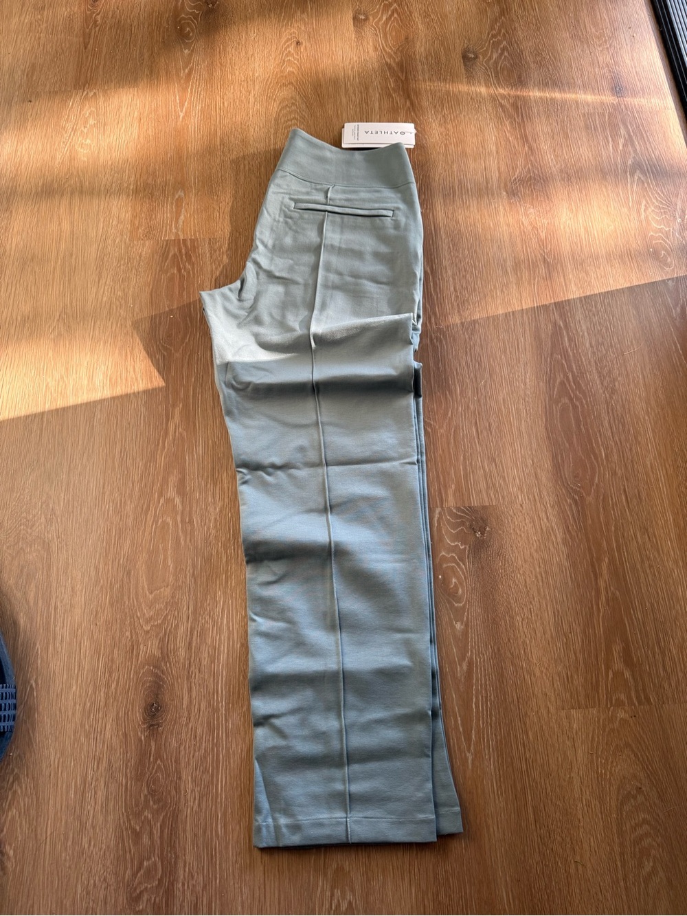 Athleta Eastbound Straight Pant in Sage Green